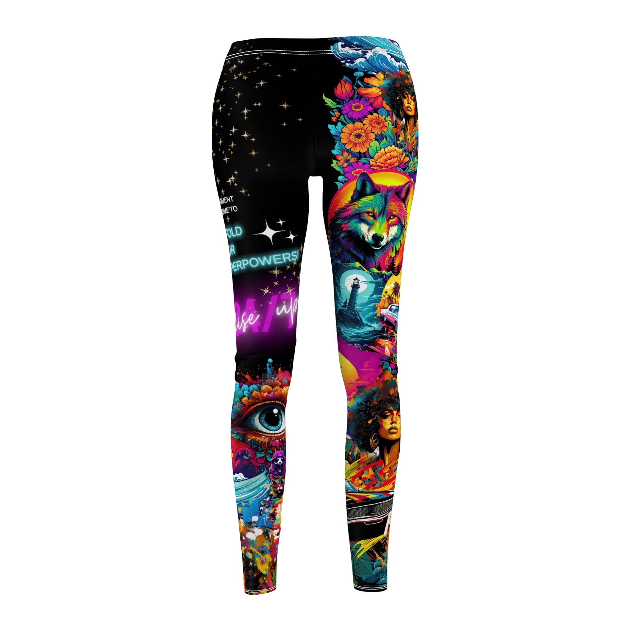 Rise up & Shine Comic Style - Leggings - Divine DeSein