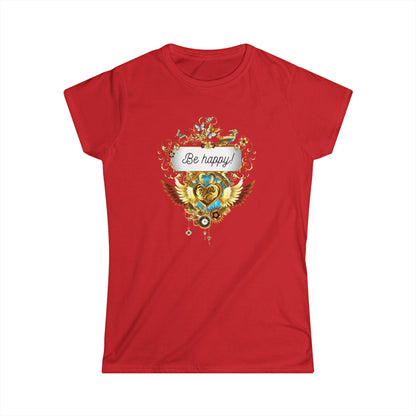 Be Happy - Damen T-Shirt