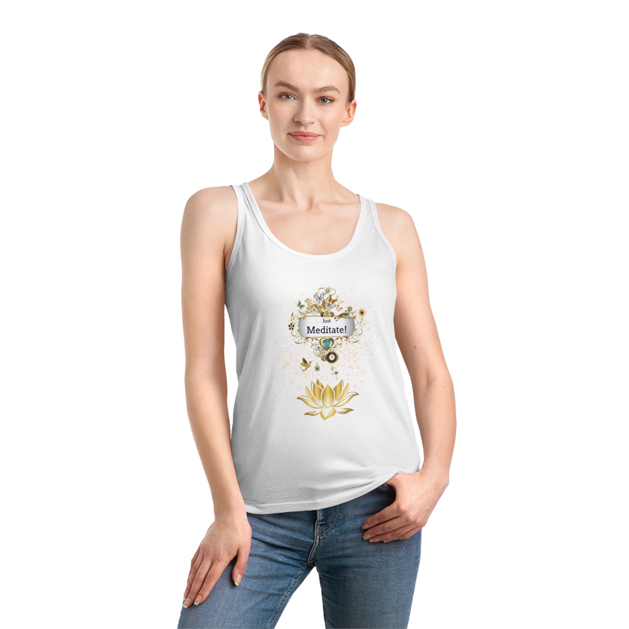 Just meditate! - organic Tank Top