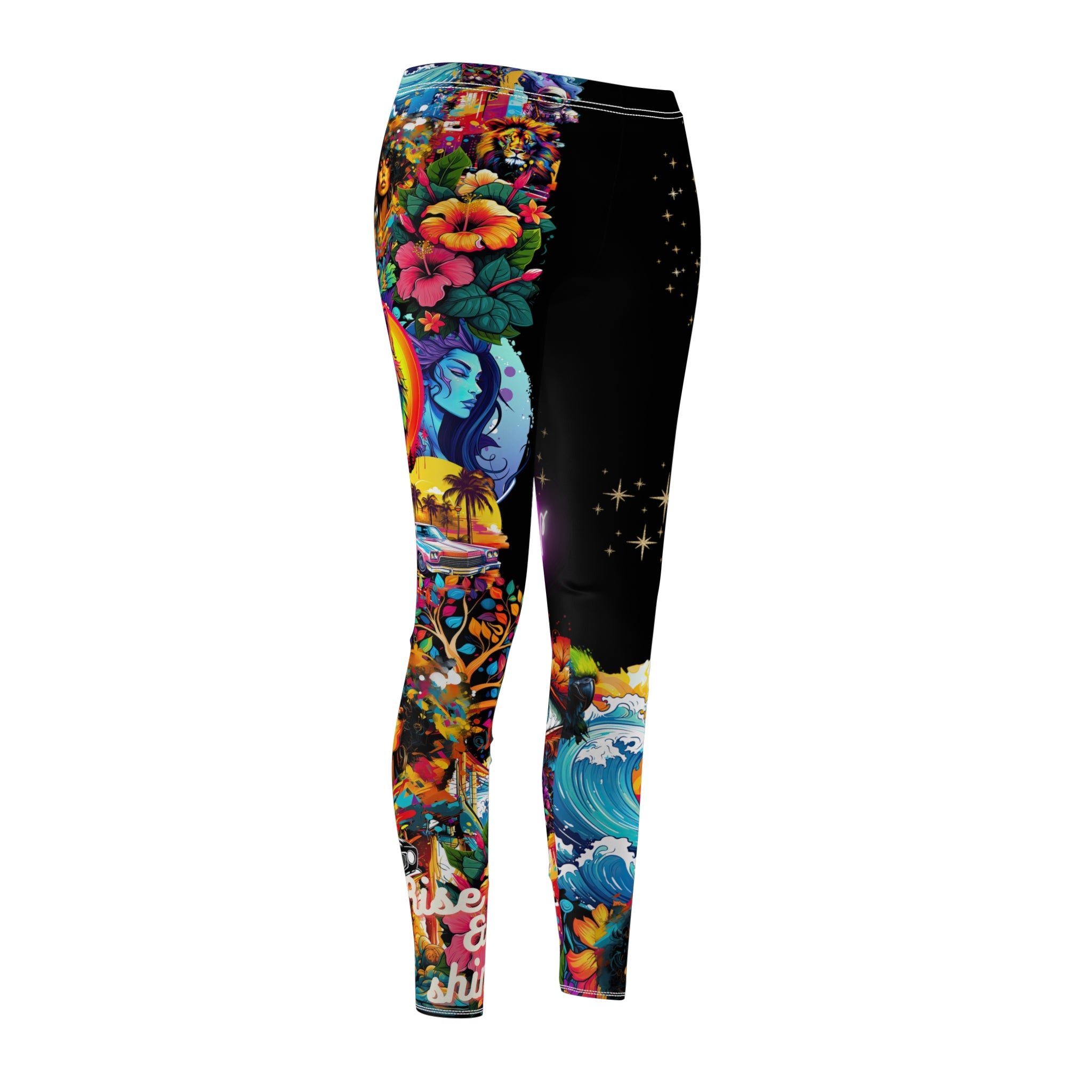 Rise up & Shine Comic Style - Leggings - Divine DeSein