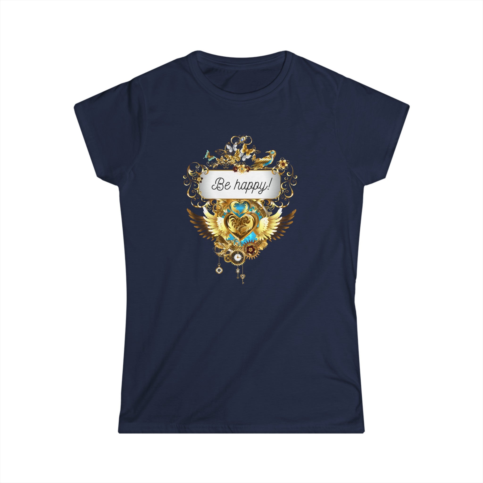 Be Happy - Damen T-Shirt