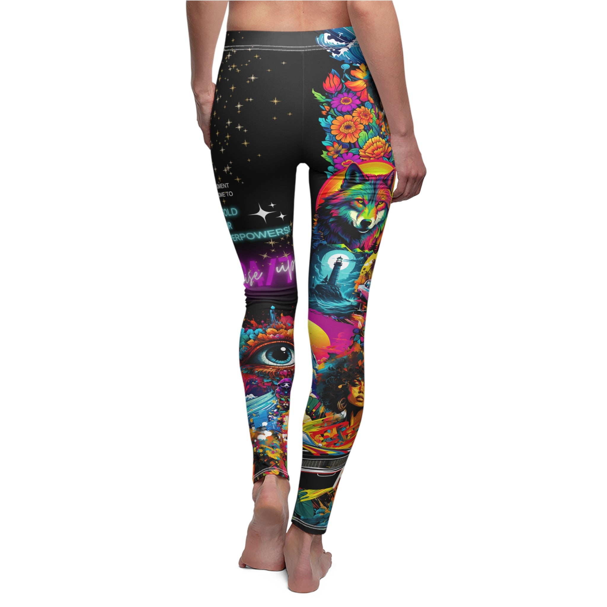 Rise up & Shine Comic Style - Leggings - Divine DeSein