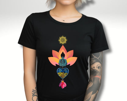 Buddhas Liebe - Damen T-Shirt