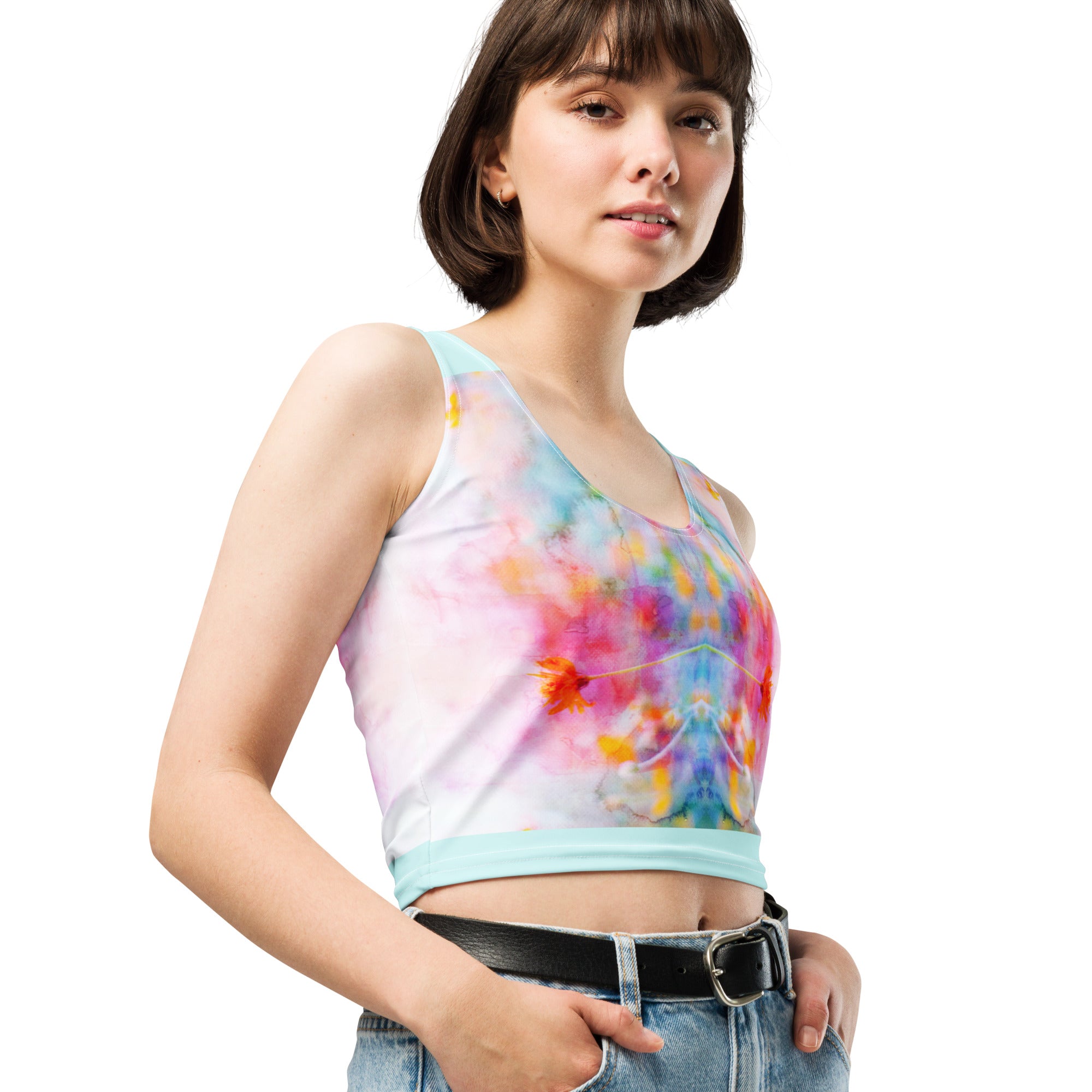 Aquarell Crop-Top