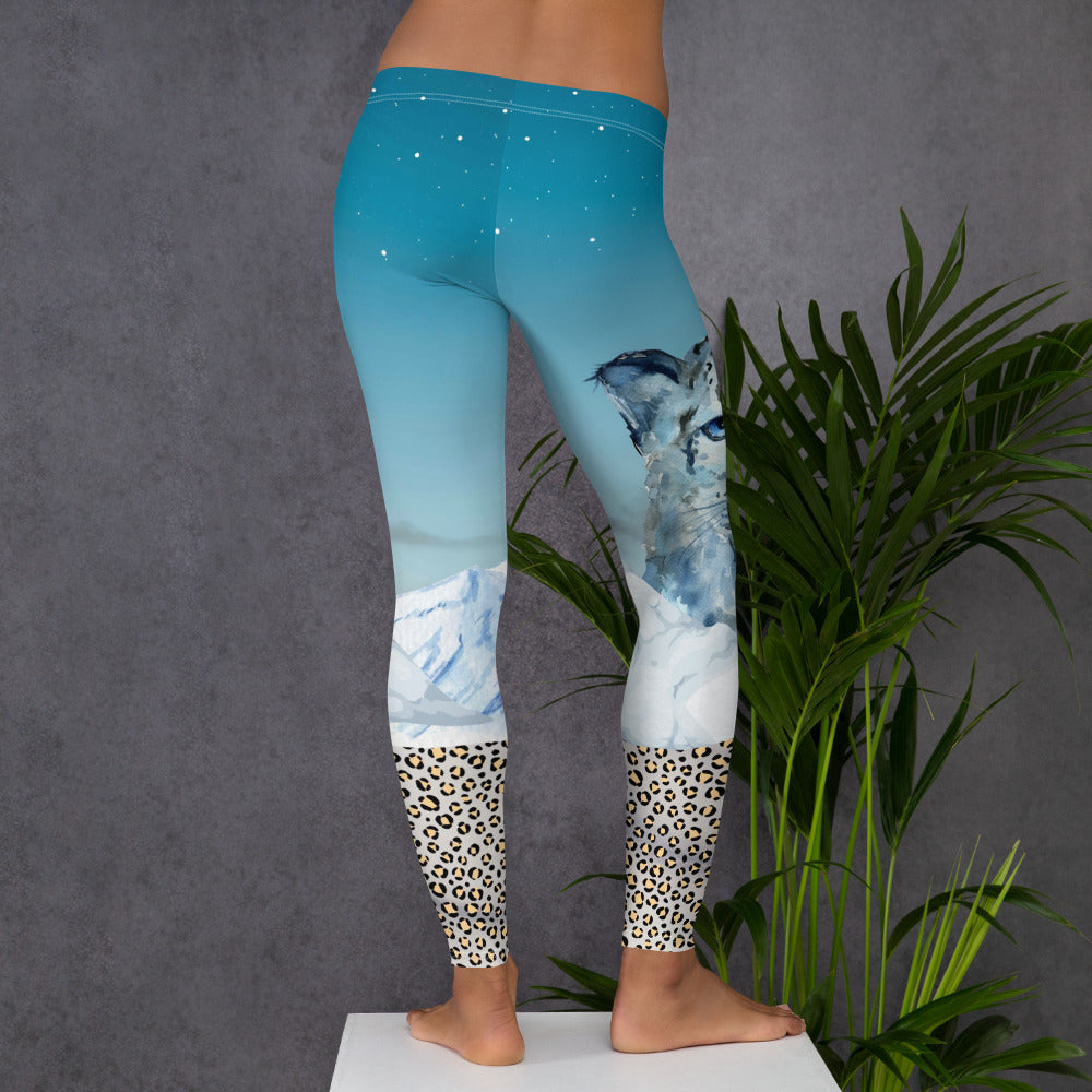 Schneeleoparden - Leggings (Eu) - Divine DeSein