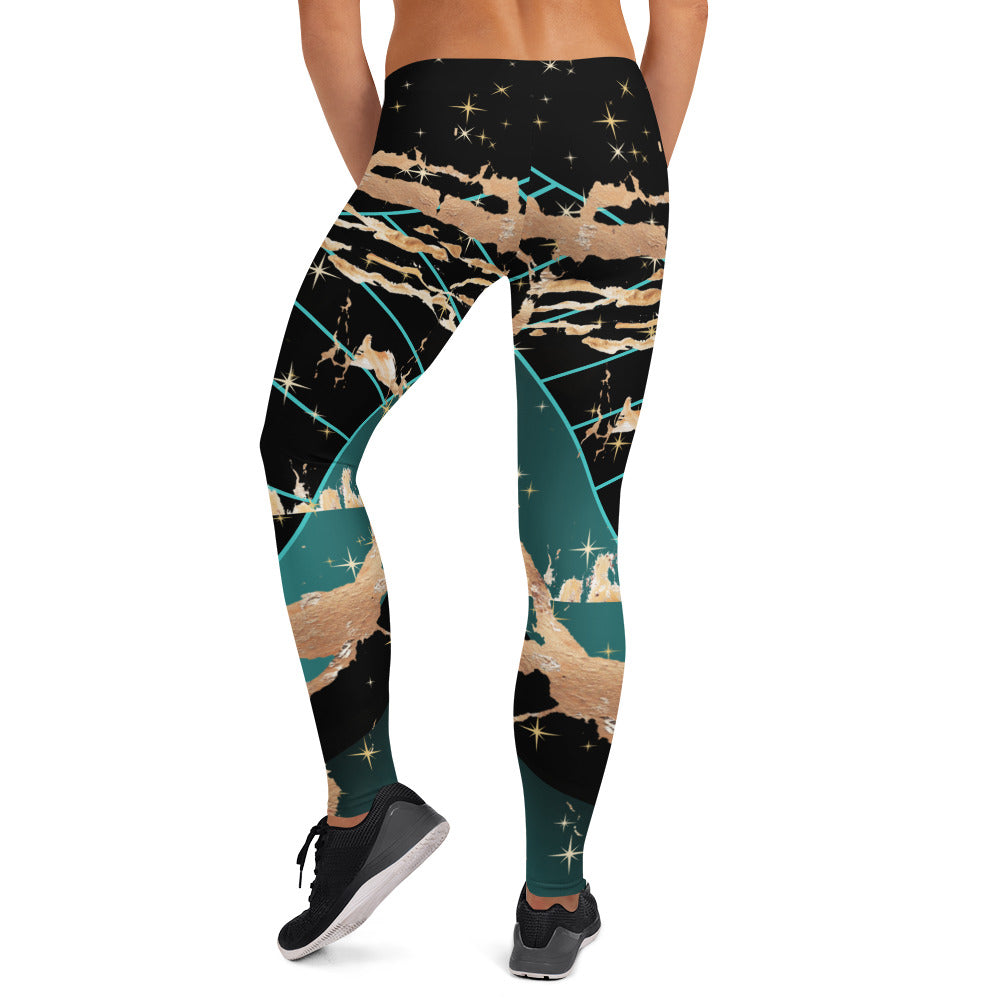 Abstrakte Leggings (EU) - Divine DeSein