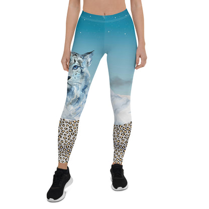 Schneeleoparden - Leggings (Eu) - Divine DeSein