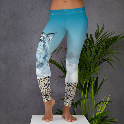 Schneeleoparden - Leggings (Eu) - Divine DeSein