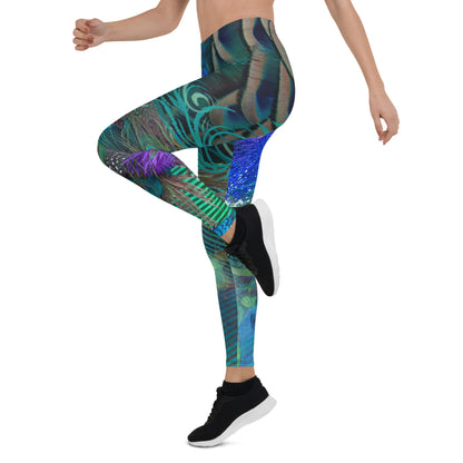 Pfauen Leggings (EU) - Divine DeSein