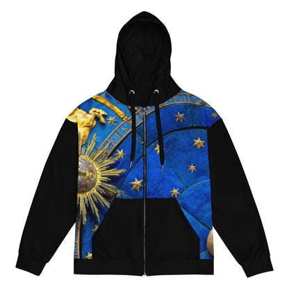 Zodiak Star - Eco Unisex zip Hoodie (EU) - Divine DeSein