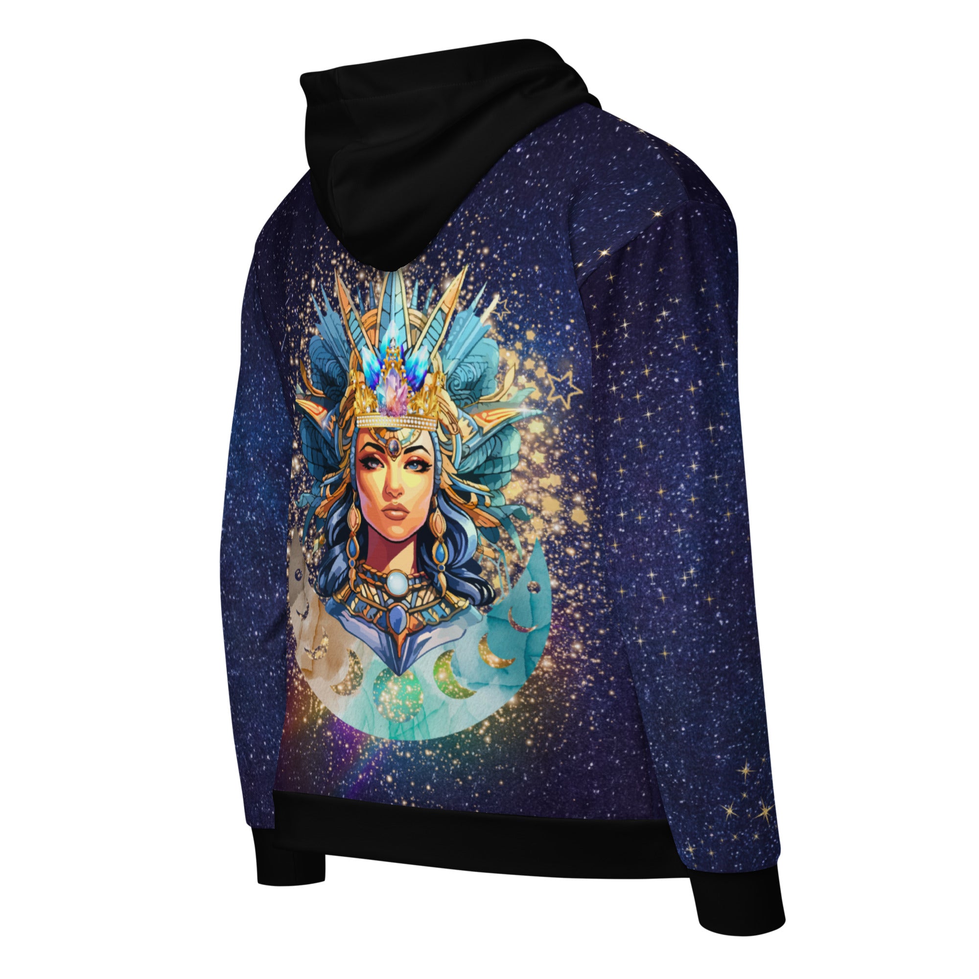 Neith Göttin - Unisex Zip-Hoodie Universum