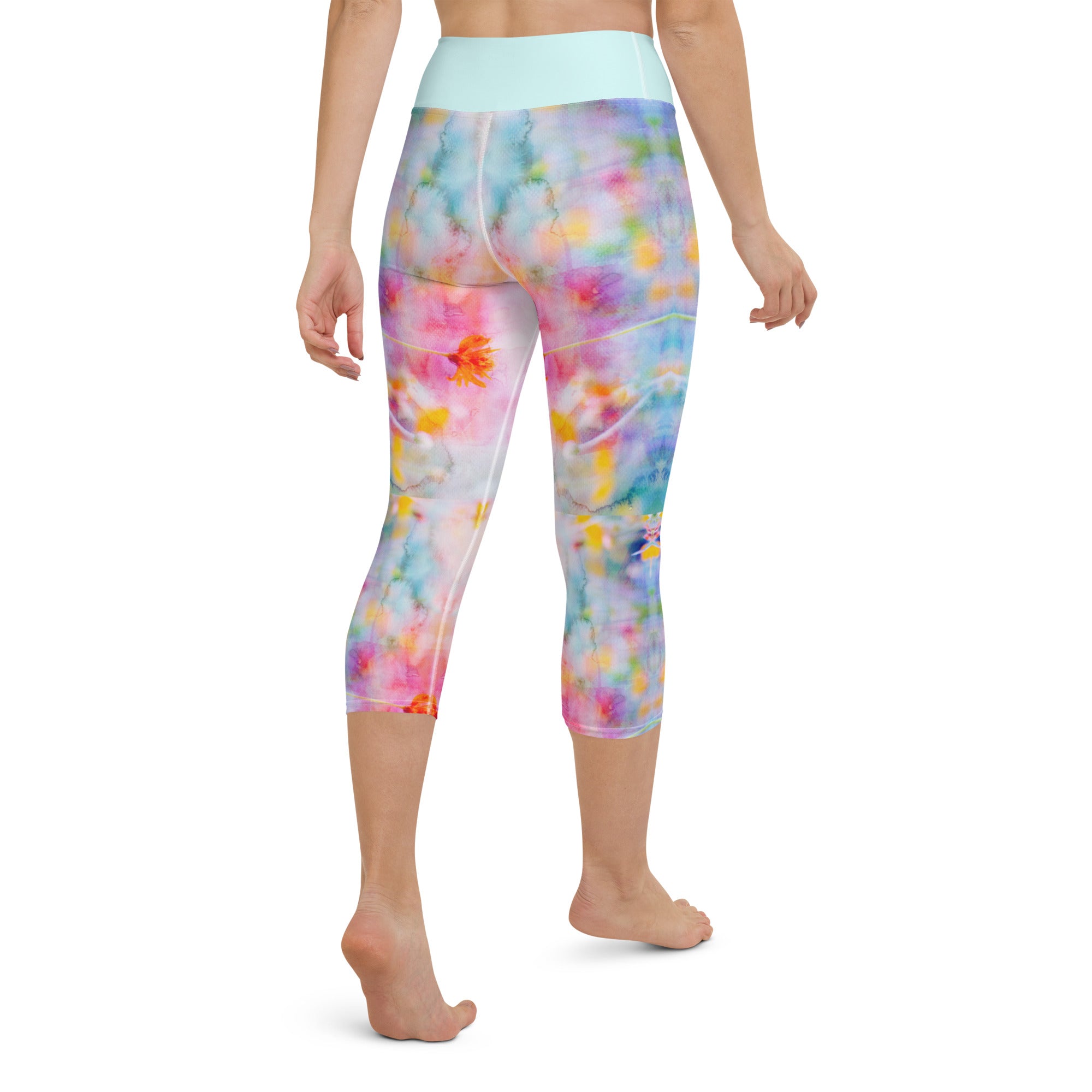 Aquarell-Capri-Leggings