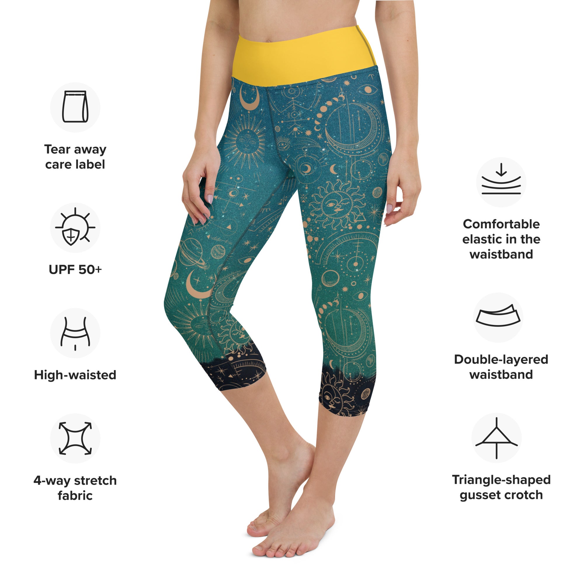 Universal Star Yoga-Capri-Leggings (EU) - Divine DeSein