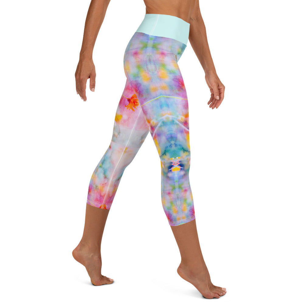 Aquarell-Capri-Leggings