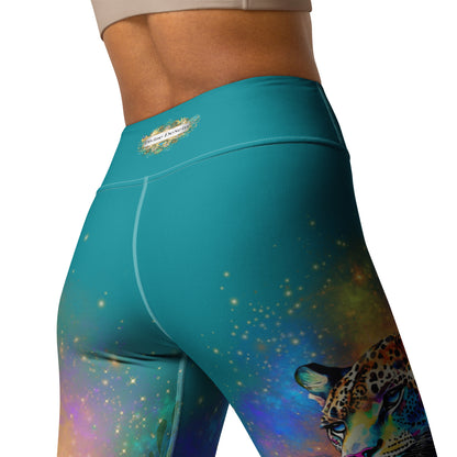 Bagheera´s Zauber Leggings -Ostblau