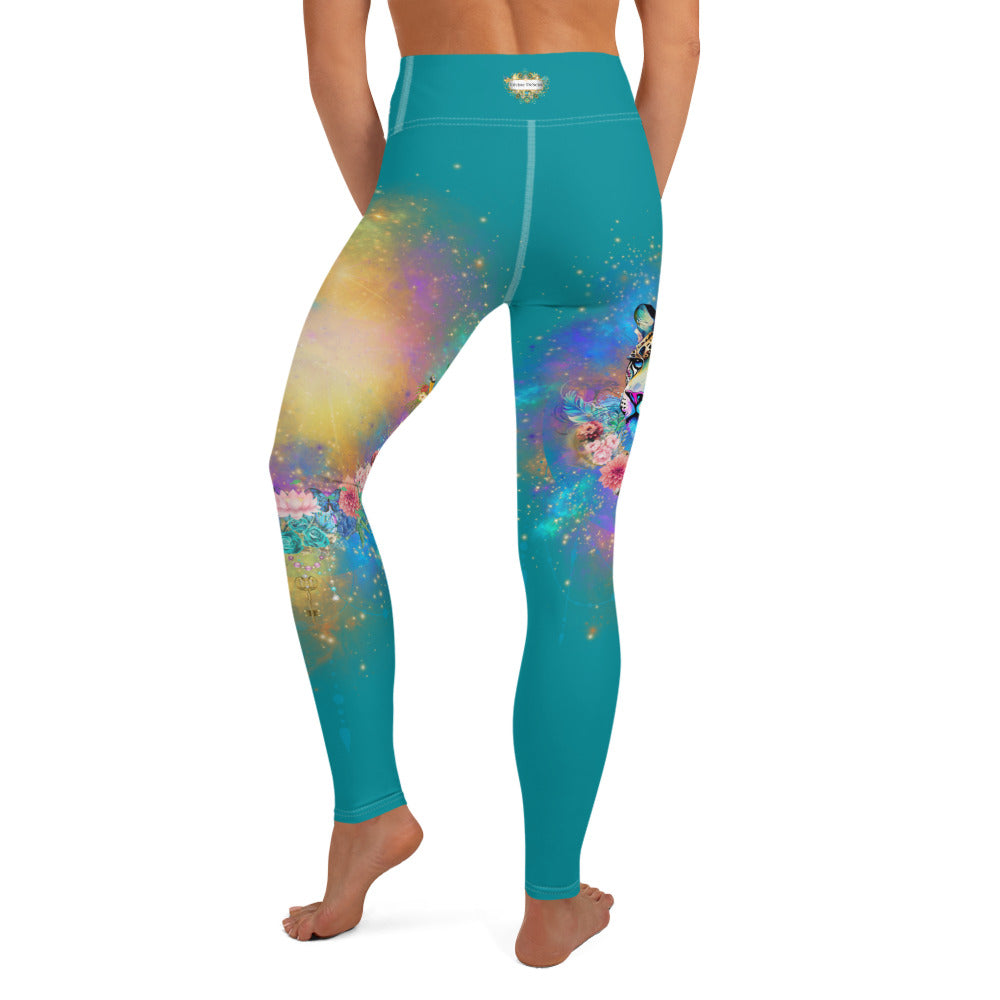 Bagheera´s Zauber Leggings -Ostblau