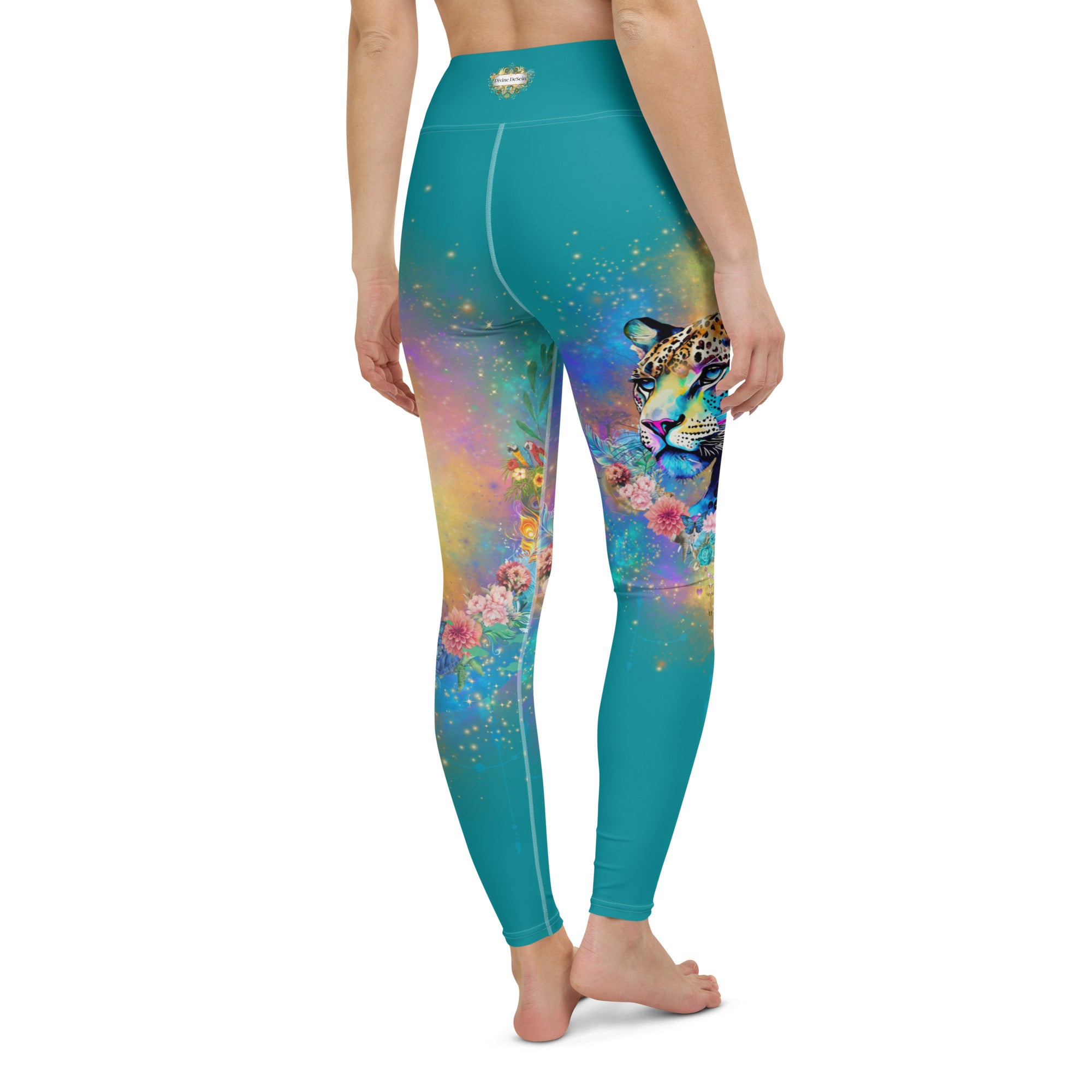 Bagheera´s Zauber Leggings -Ostblau