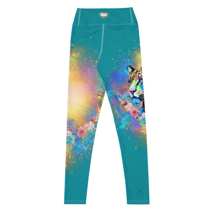 Bagheera´s Zauber Leggings -Ostblau