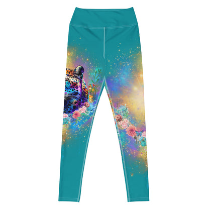 Bagheera´s Zauber Leggings -Ostblau