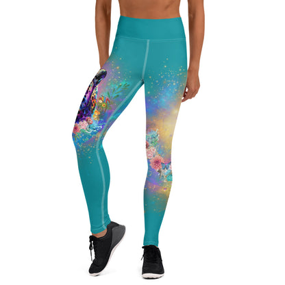 Bagheera´s Zauber Leggings -Ostblau