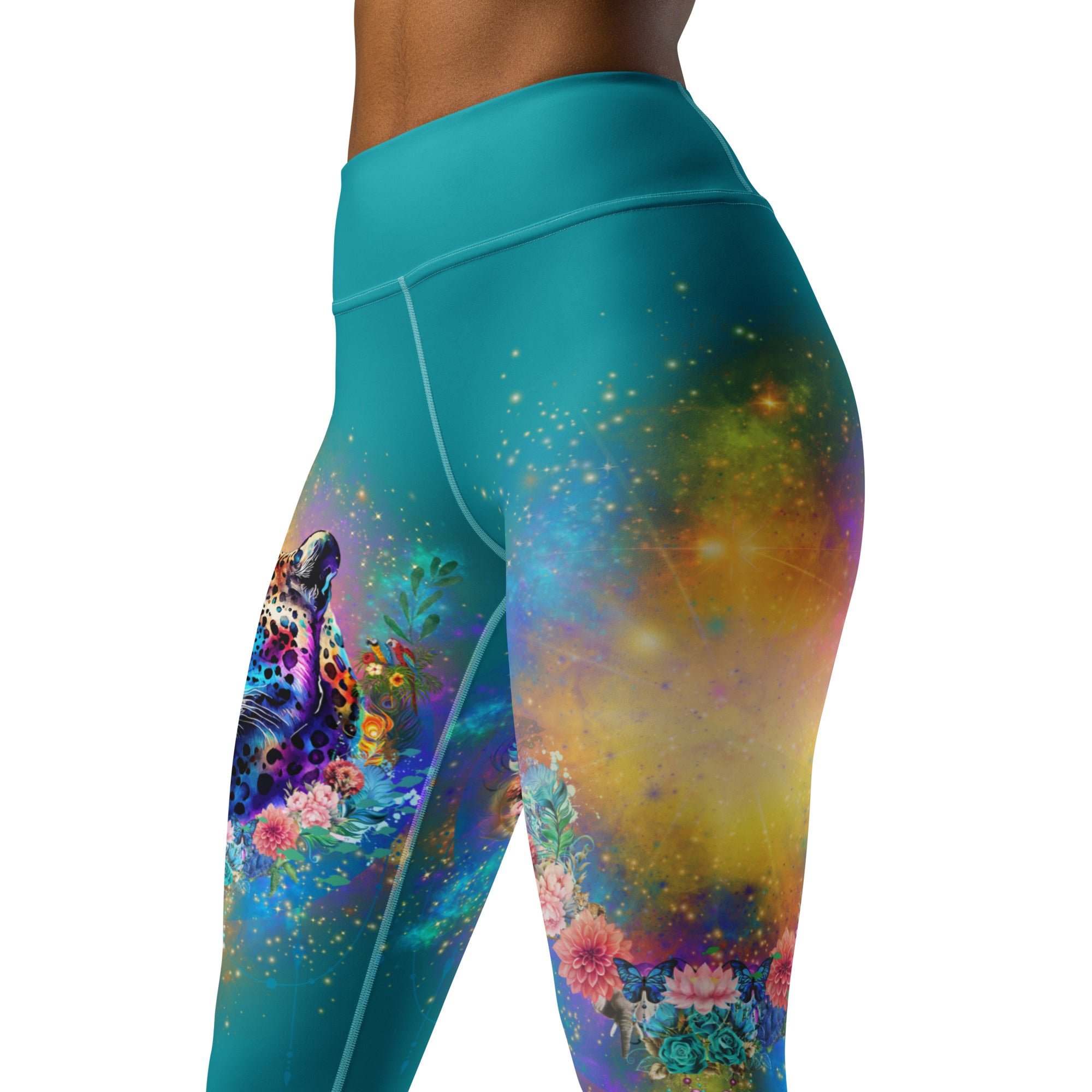 Bagheera´s Zauber Leggings -Ostblau