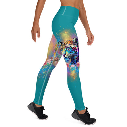 Bagheera´s Zauber Leggings -Ostblau