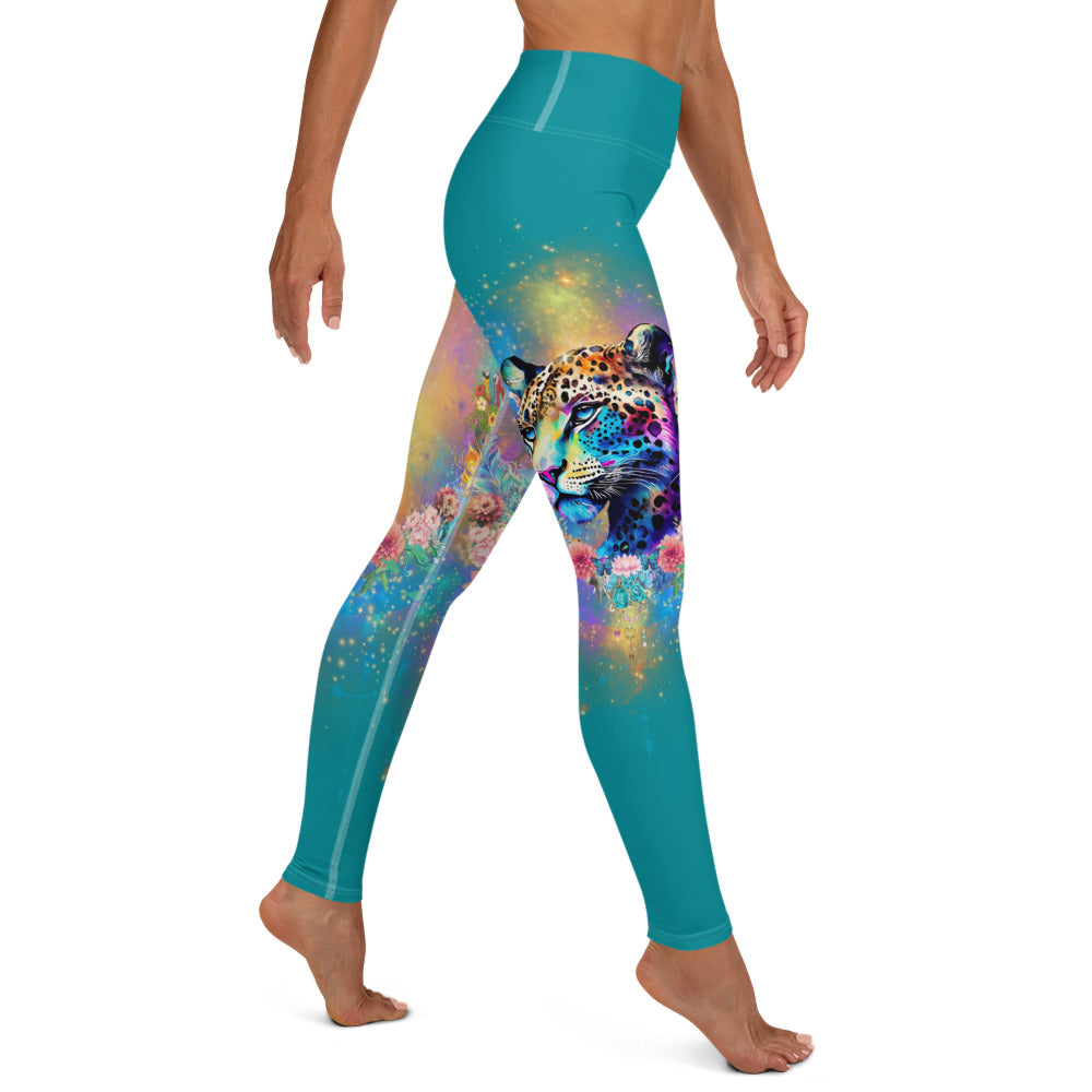 Bagheera´s Zauber Leggings -Ostblau