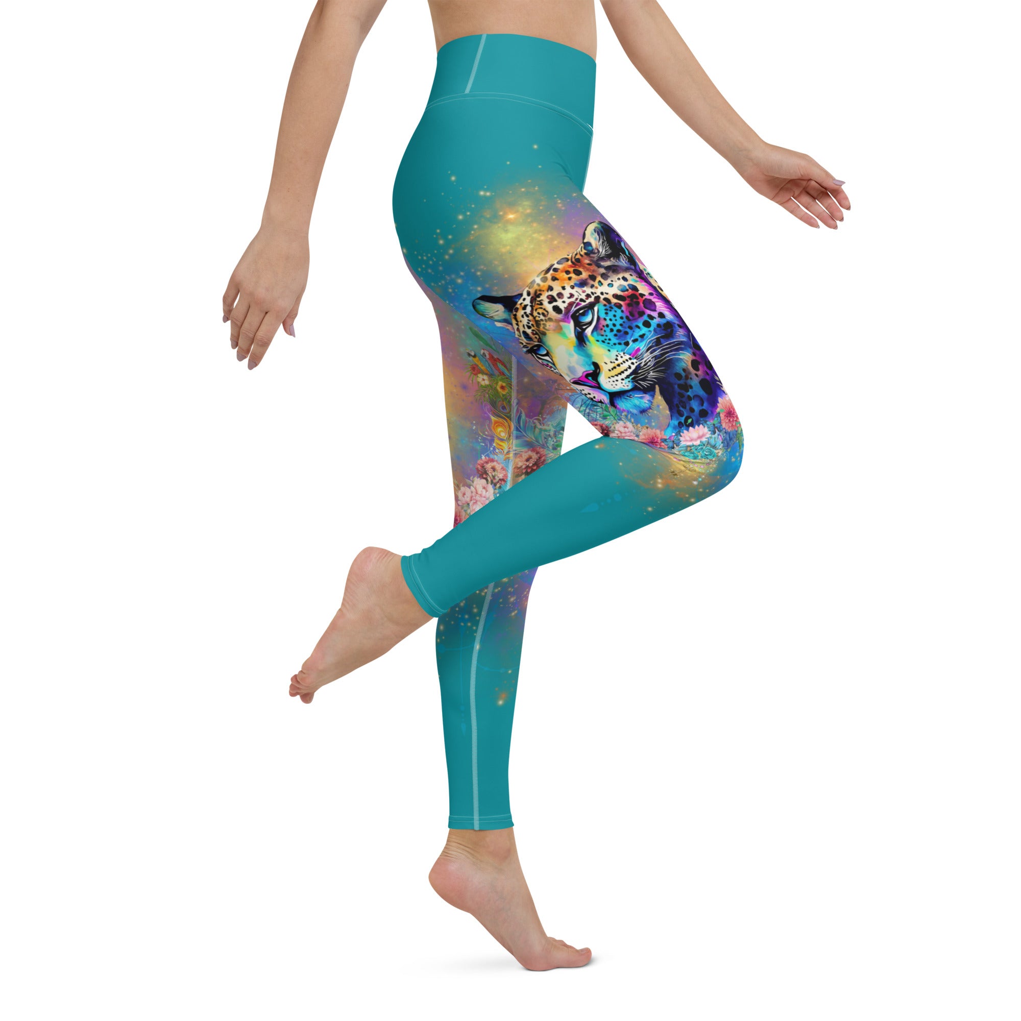 Bagheera´s Zauber Leggings -Ostblau