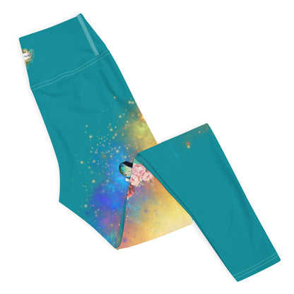 Bagheera´s Zauber Leggings -Ostblau