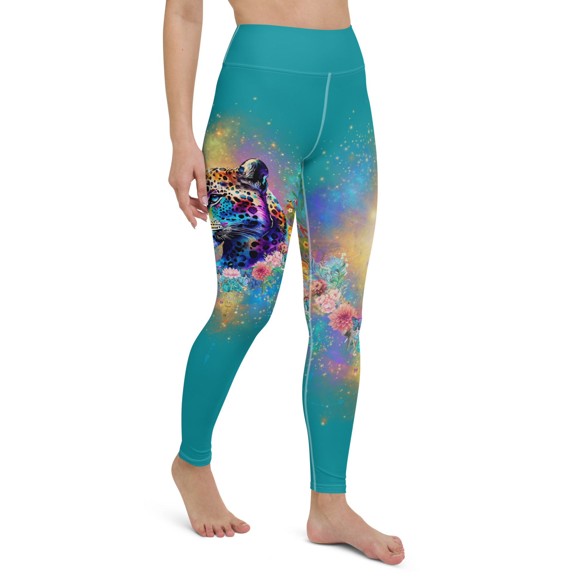 Bagheera´s Zauber Leggings -Ostblau