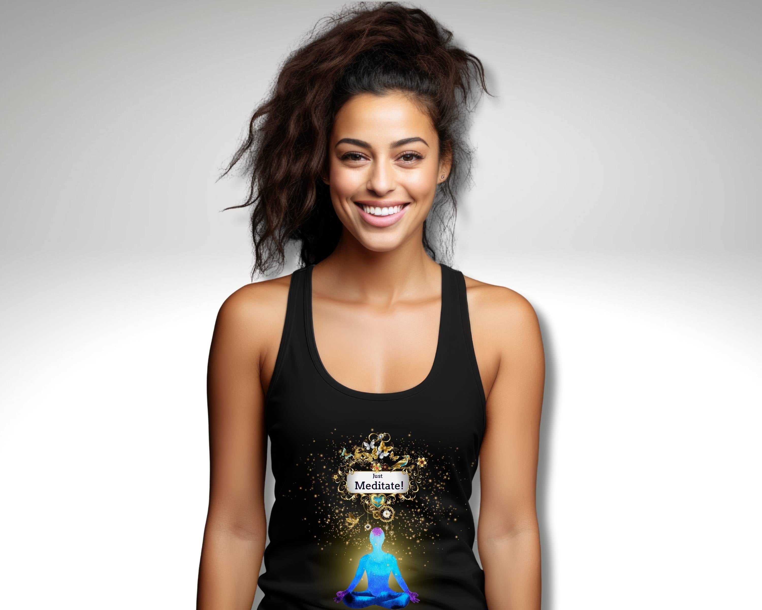 Just meditate II - organic Tank Top